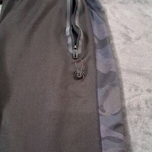 Spyder Gray and Blue Athletic Shorts